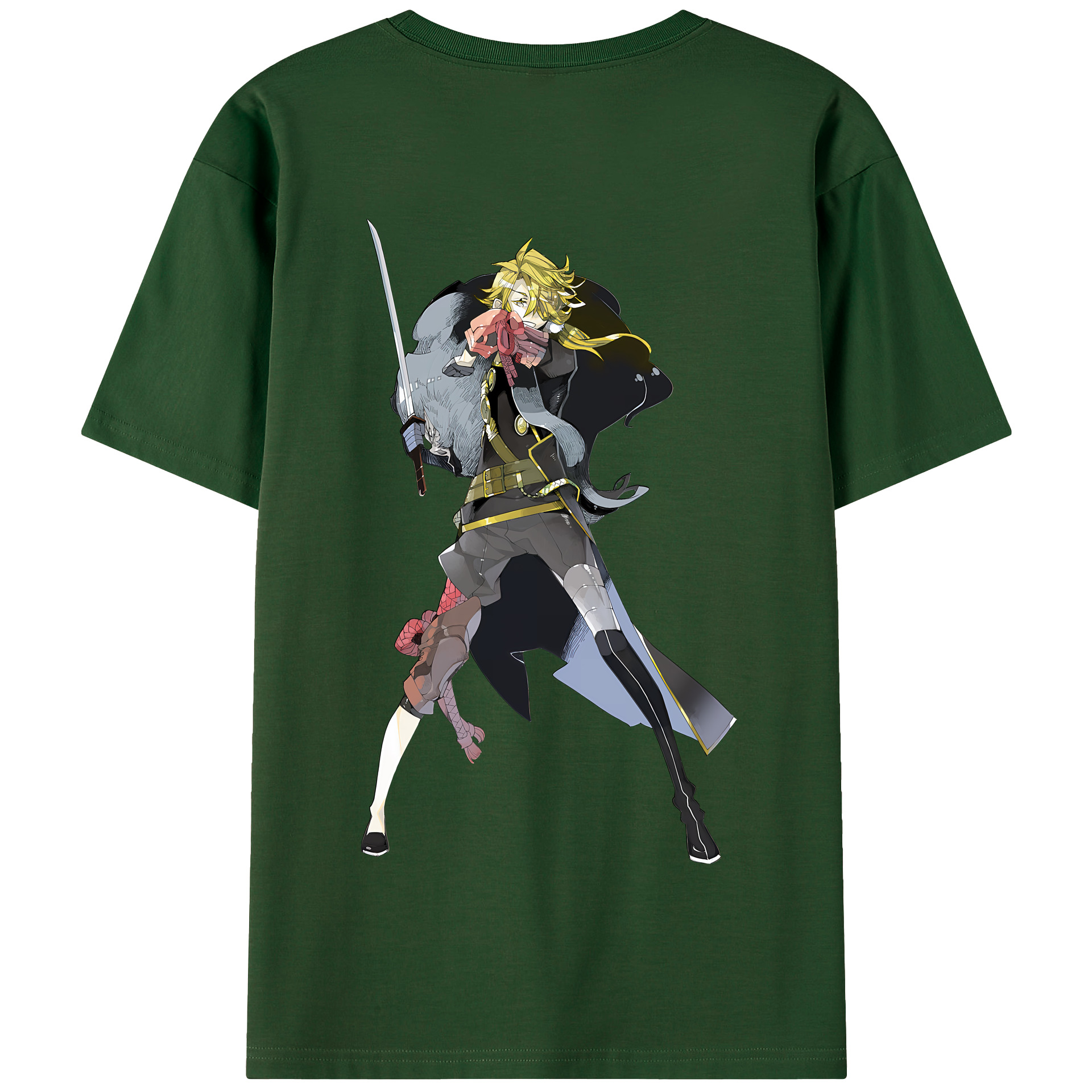 （画像用） 刀剣乱舞 Touken Ranbu 綿100％半袖Tシャツ（背面プリント）